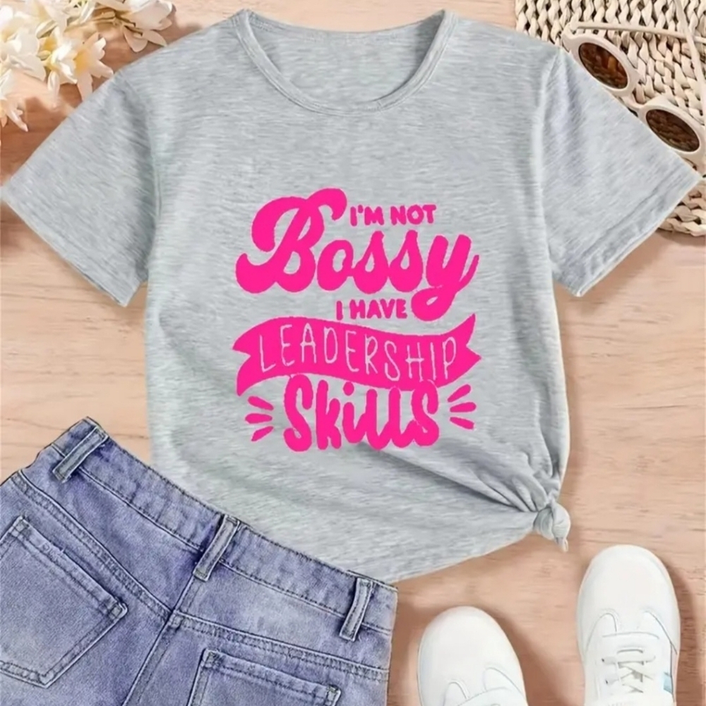 New Bossy Tshirt for 11-12 Years Old Girl